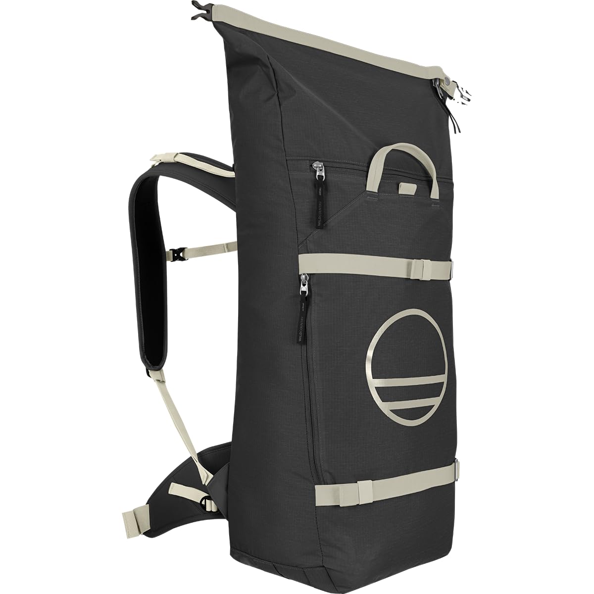 Wild Country Stamina Gear Bag in Onyx exterior ready for gym climbs and sport crags.