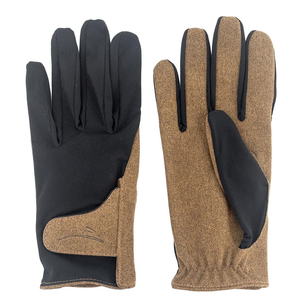 Wild Hare Competition Shooting Gloves palm close-up highlighting ultra-soft palm for sensitivity.