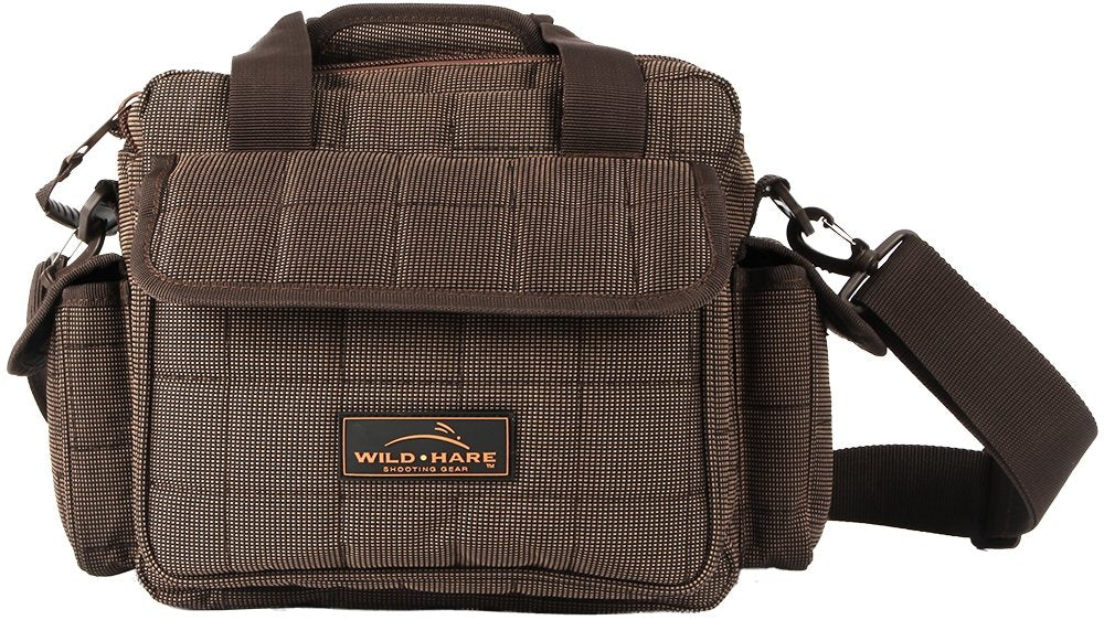 Wild Hare WH-202P-HB top view shows waterproof hedgetweed brown exterior for rugged field use.