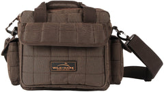 Wild Hare WH-202P-HB top view shows waterproof hedgetweed brown exterior for rugged field use.