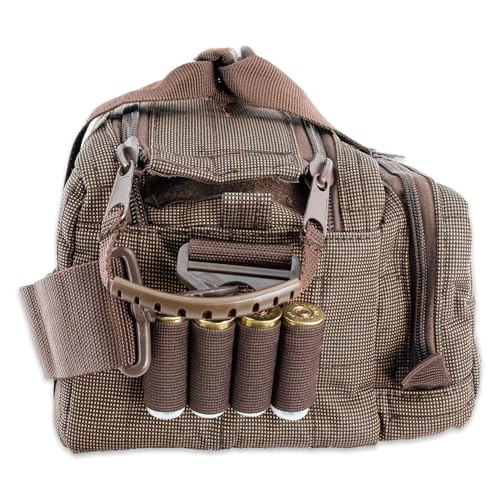 Wild Hare duffle bag four elastic shell loops holding ammunition securely