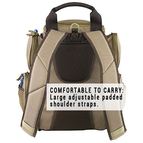 Protective rain cover deployed on Wild River Recon tackle backpack