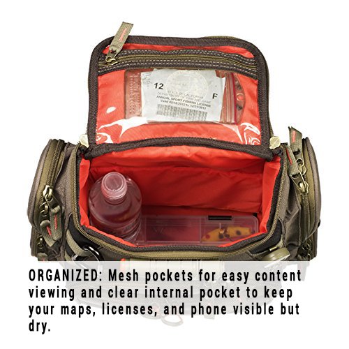 Storage for up to four 3500-series tackle trays in the backpack