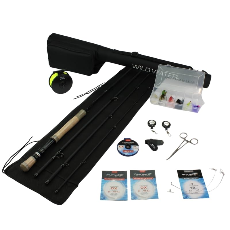 Wild Water 9ft 4pc rod in action for versatile river trout casting