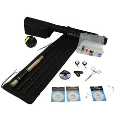 Wild Water 9ft 4pc rod in action for versatile river trout casting