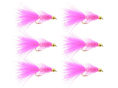 Wild Water bead-head pink woolly bugger size 10 for versatile freshwater fishing.