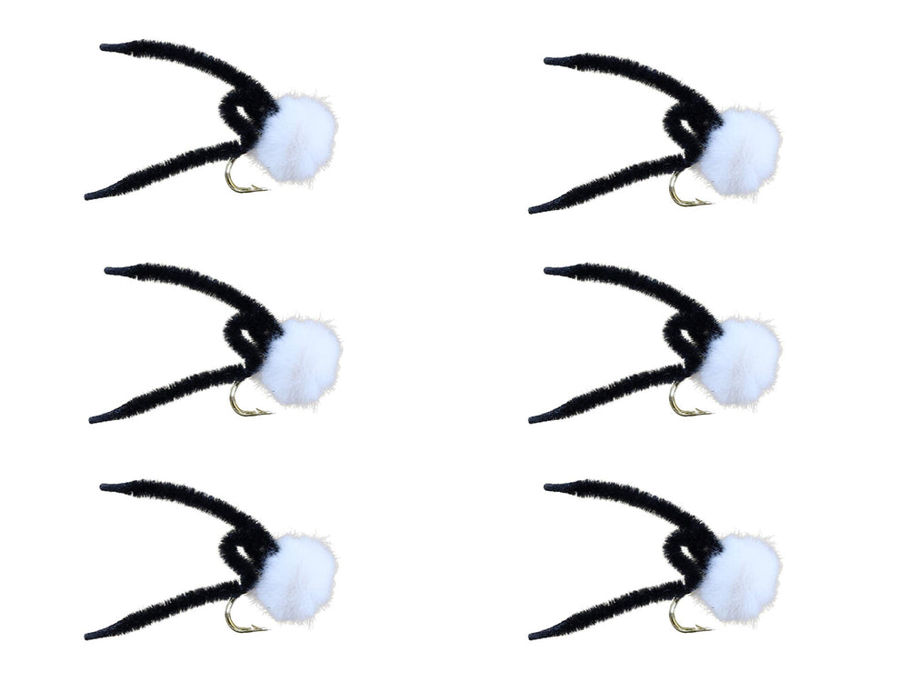 Wild Water Black Egg Juan Fly size 12 shows realistic drift for trout fishing