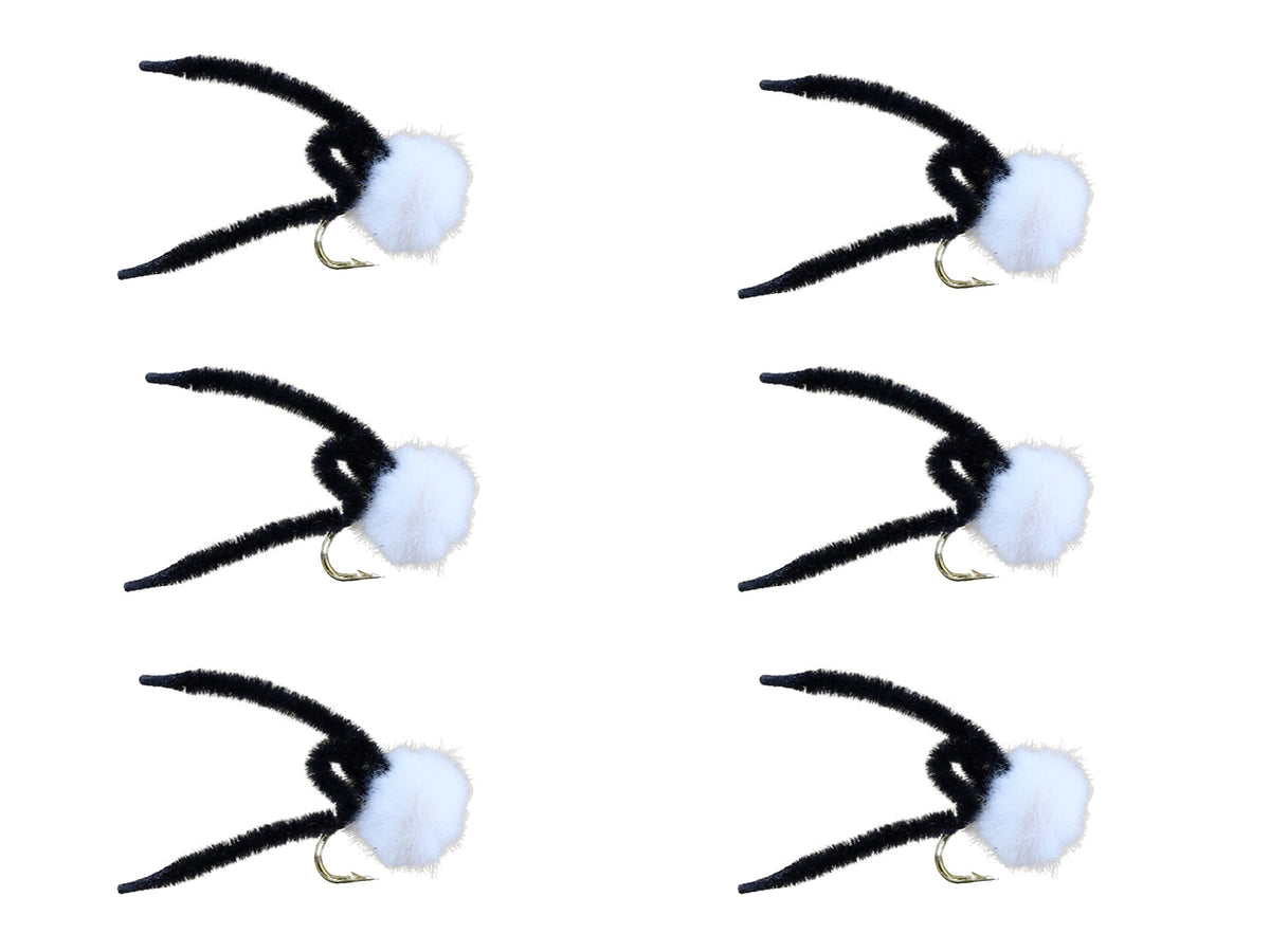 Wild Water Black Egg Juan Fly size 12 shows realistic drift for trout fishing