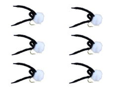 Wild Water Black Egg Juan Fly size 12 shows realistic drift for trout fishing
