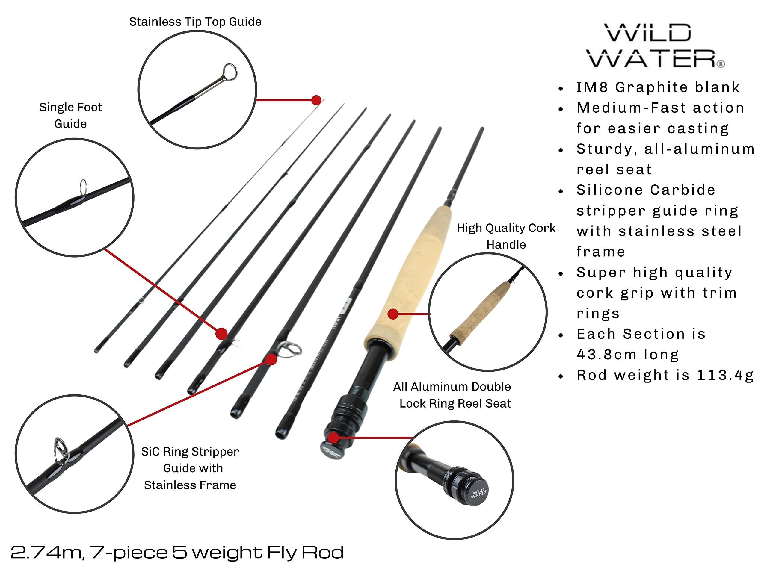 Wild Water chartreuse WF5F floating line for quick casts and visibility
