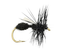 Wild Water classic dry fly size 12 closeup showing traditional craftsmanship.