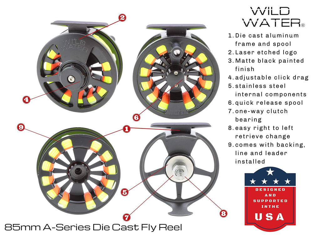 Wild Water Deluxe 18-flies assortment for versatile trout setups.
