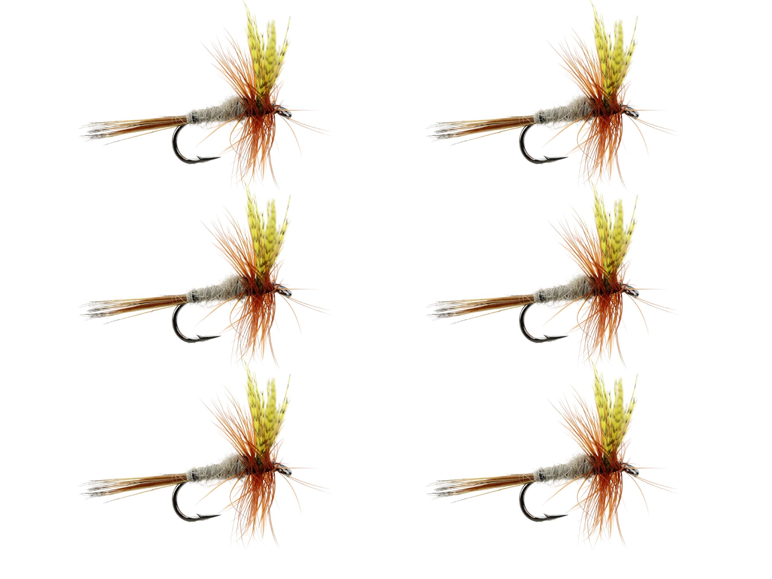 Wild Water dry fly Hendrickson size 14 close-up, lifelike patterns ideal for surface-feeding trout.