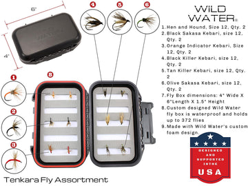 Wild Water floating tenkara line 11ft improves visibility on water.