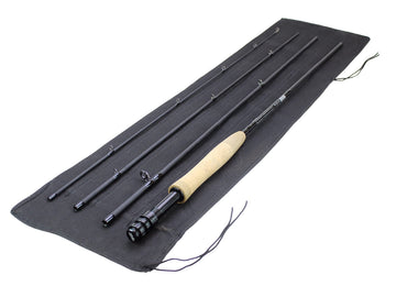 Wild Water fly rod 8ft 5wt 4pc with comfortable grip for long casting sessions