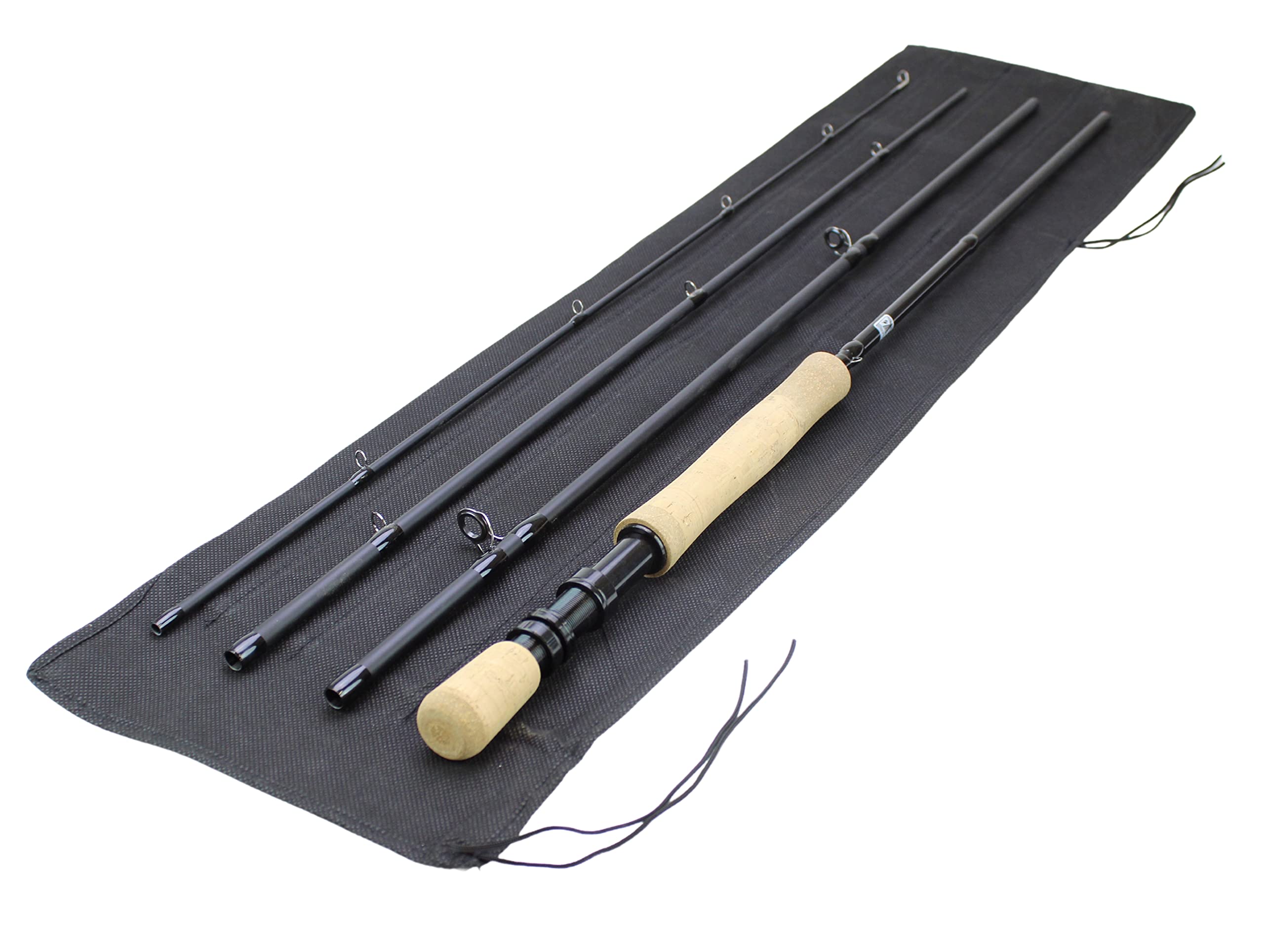 Wild Water 9ft 9wt grip close-up showing secure cork handle for comfort.