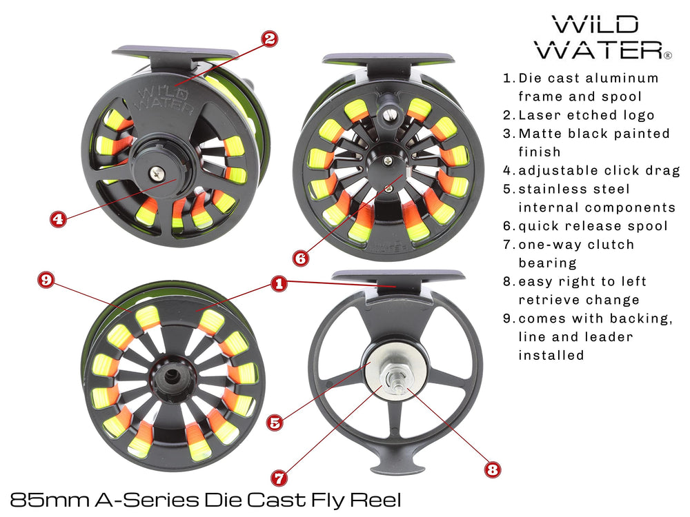 Wild Water 9ft 5X tapered leader for precise presentations