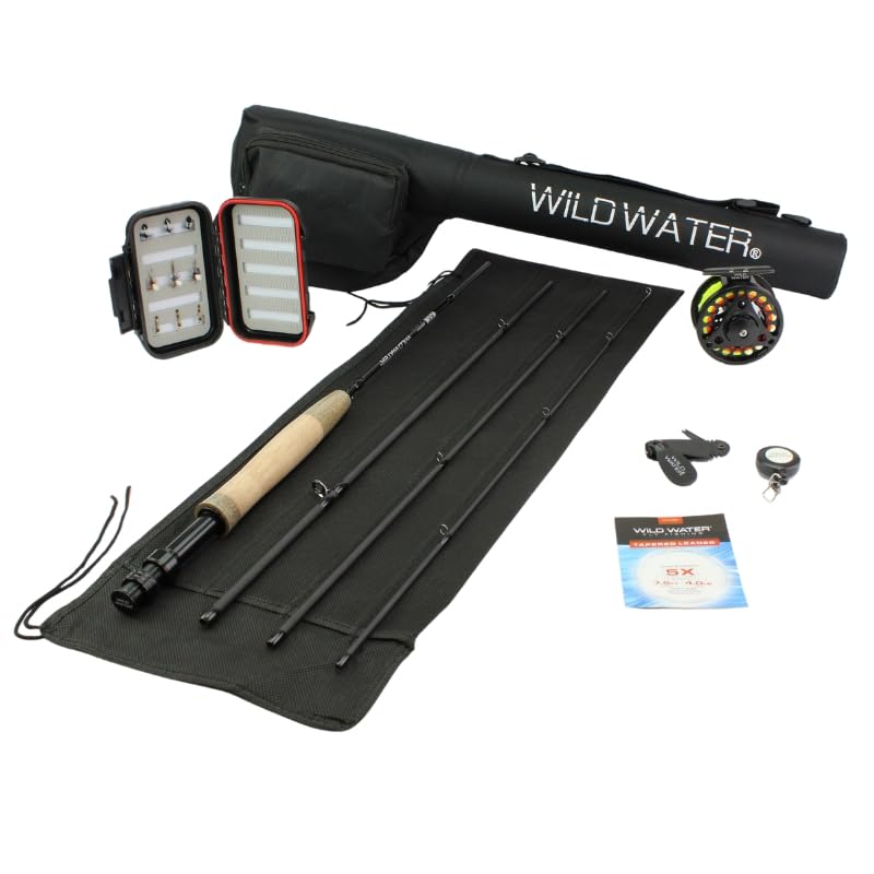 Wild Water standard fly rod cork handle for comfortable grip during long casts.