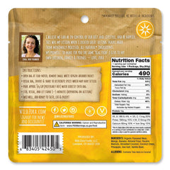 Wild Zora Palisade Pineapple Mango pouch open, ready-to-eat camping breakfast.
