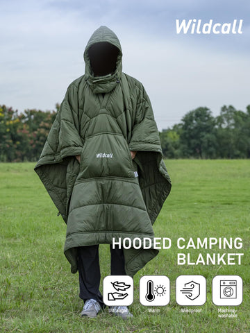 WildCall blanket pocket warms hands and stores small essentials.