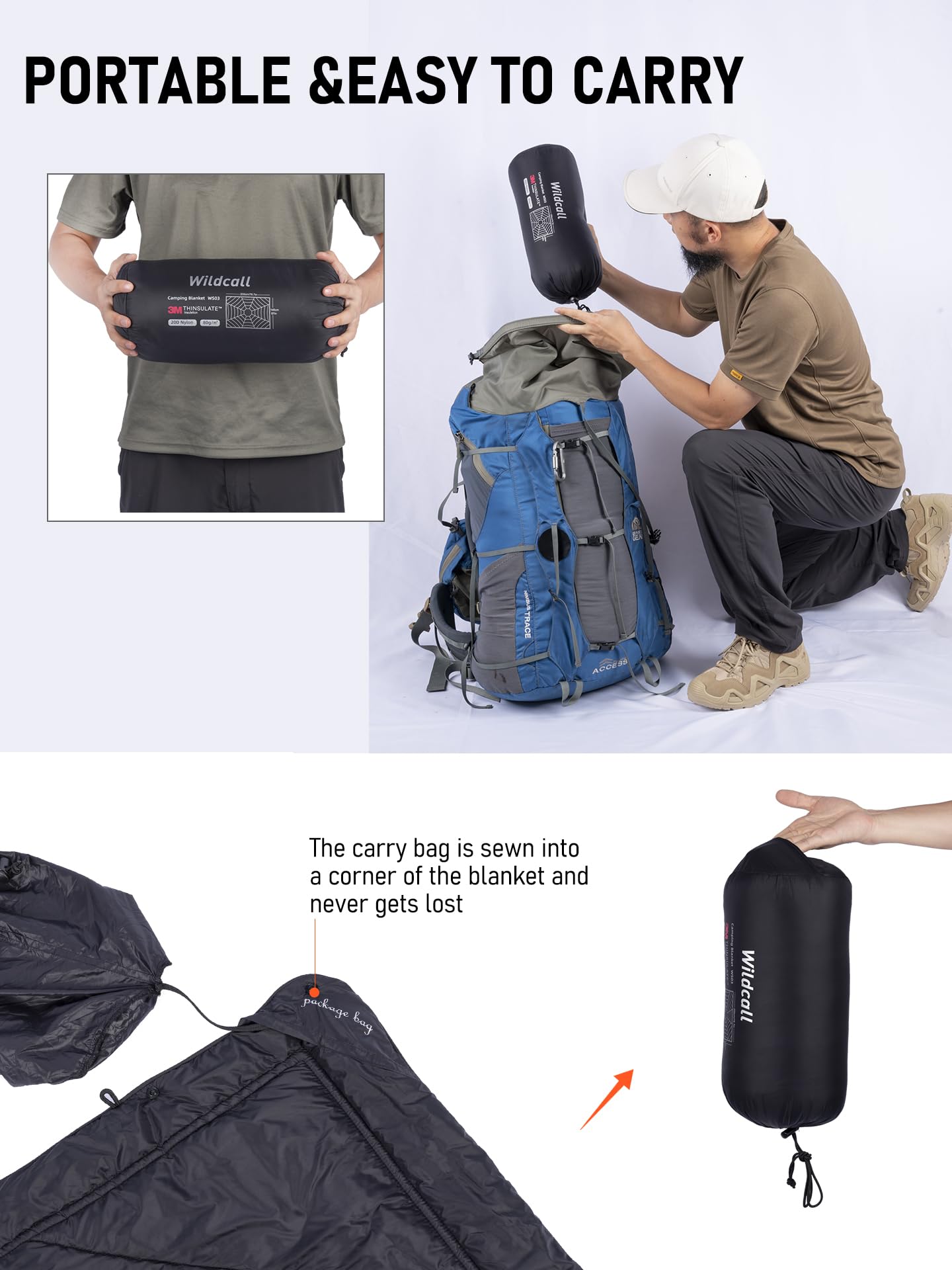 WildCall multifunction poncho converts to shawl or sleeping layer.