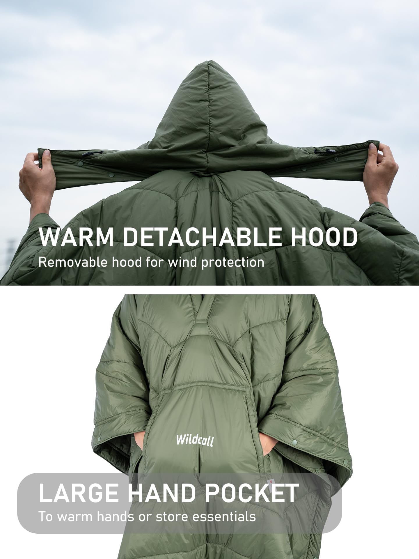 WildCall water-resistant fabric helps stay dry in damp environments.