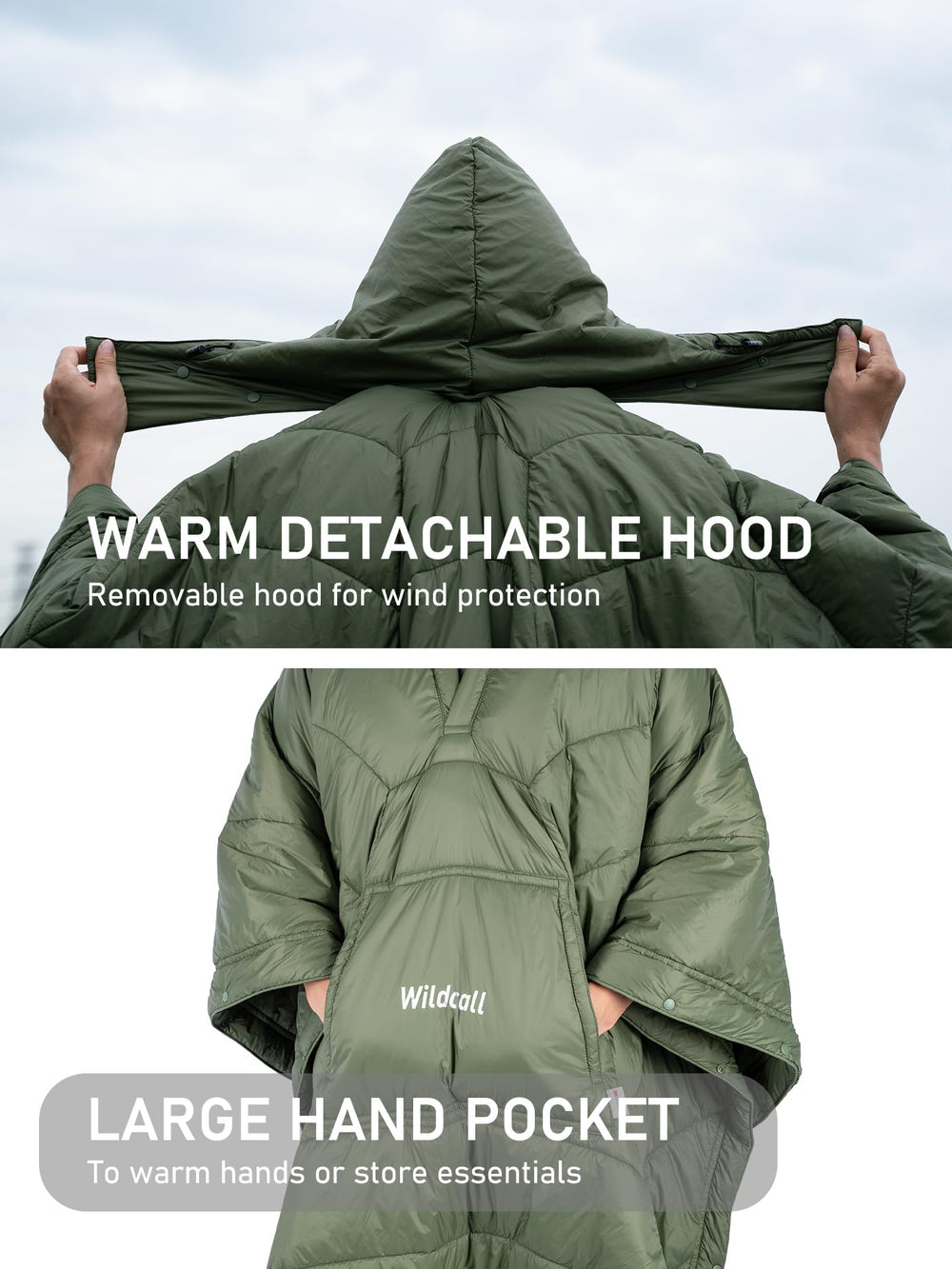WildCall water-resistant fabric helps stay dry in damp environments.