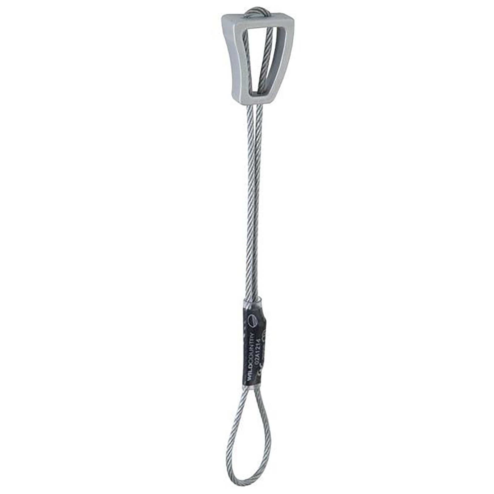 Wild Country Superlite offset rocks stoppers in silver, lightweight for precise crack placements.