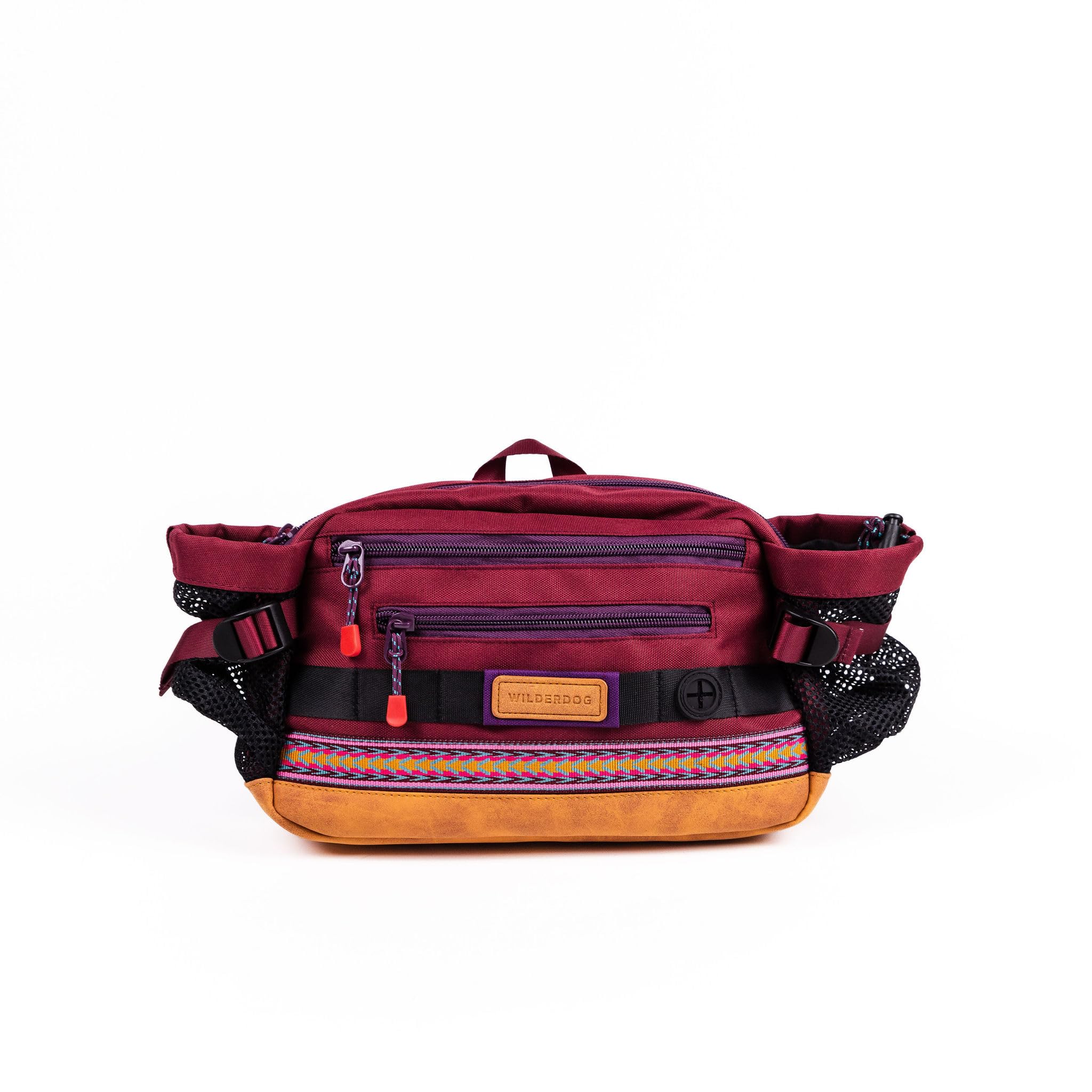 Wilderdog Mega Hip Pack front view shows 3L capacity for daily adventures.