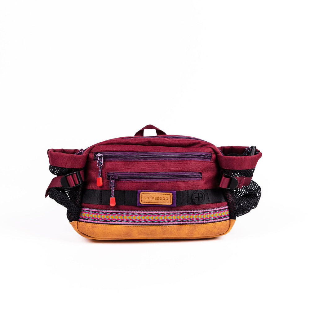 Wilderdog Mega Hip Pack front view shows 3L capacity for daily adventures.