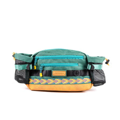 Wilderdog Mega Hip Pack front view with dual bottle pockets for easy hydration