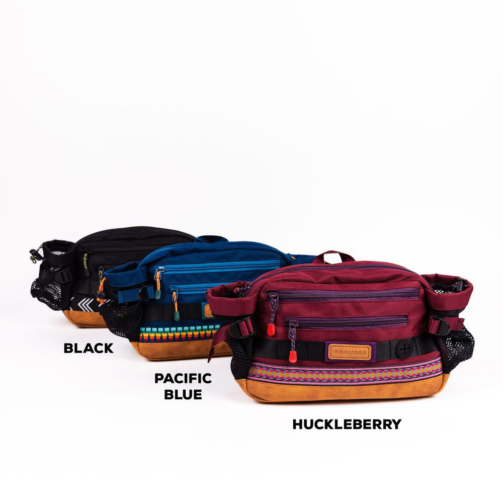 Wilderdog Mega Hip Pack in use during a trail hike