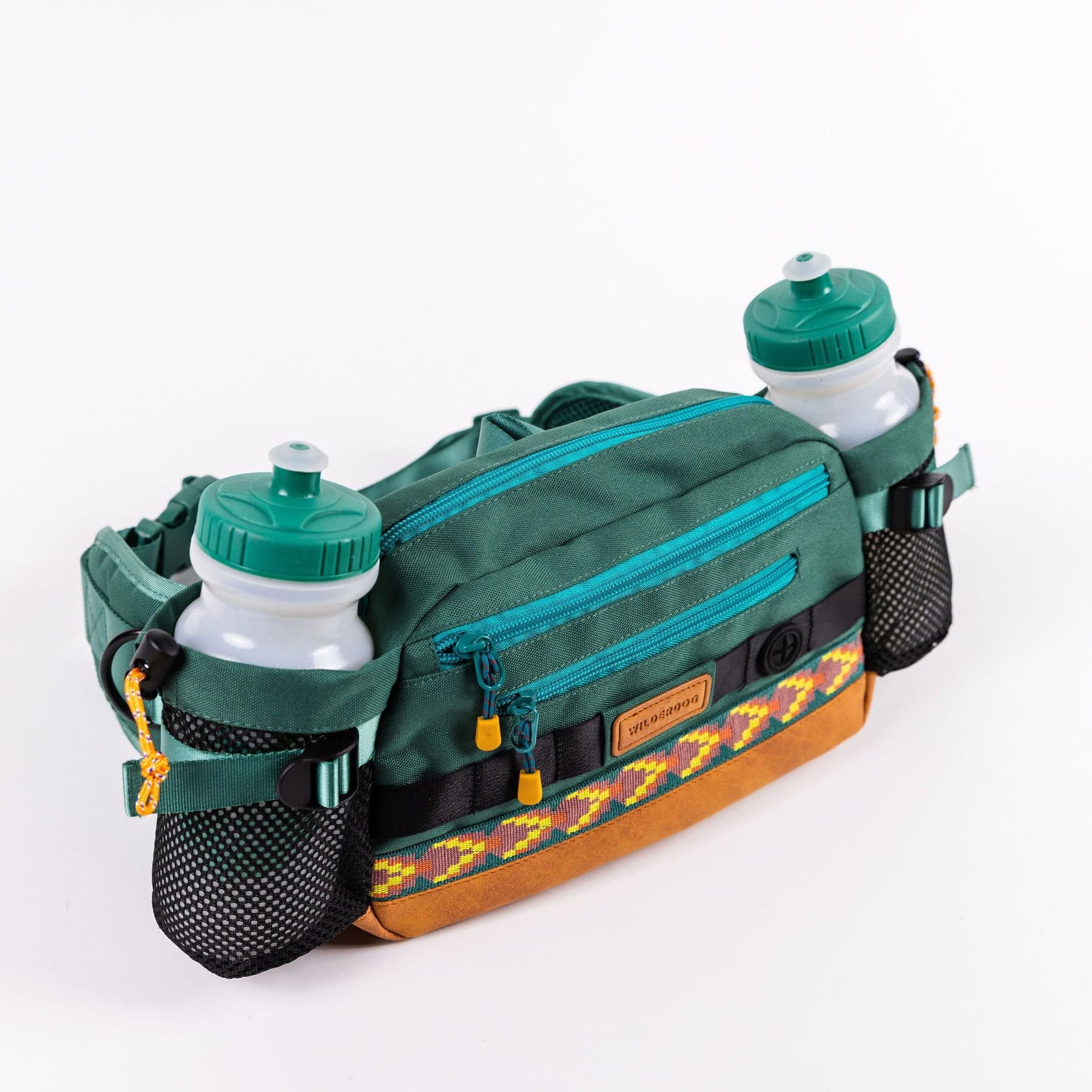 Wilderdog Mega Hip Pack dual bottle pockets keep drinks accessible