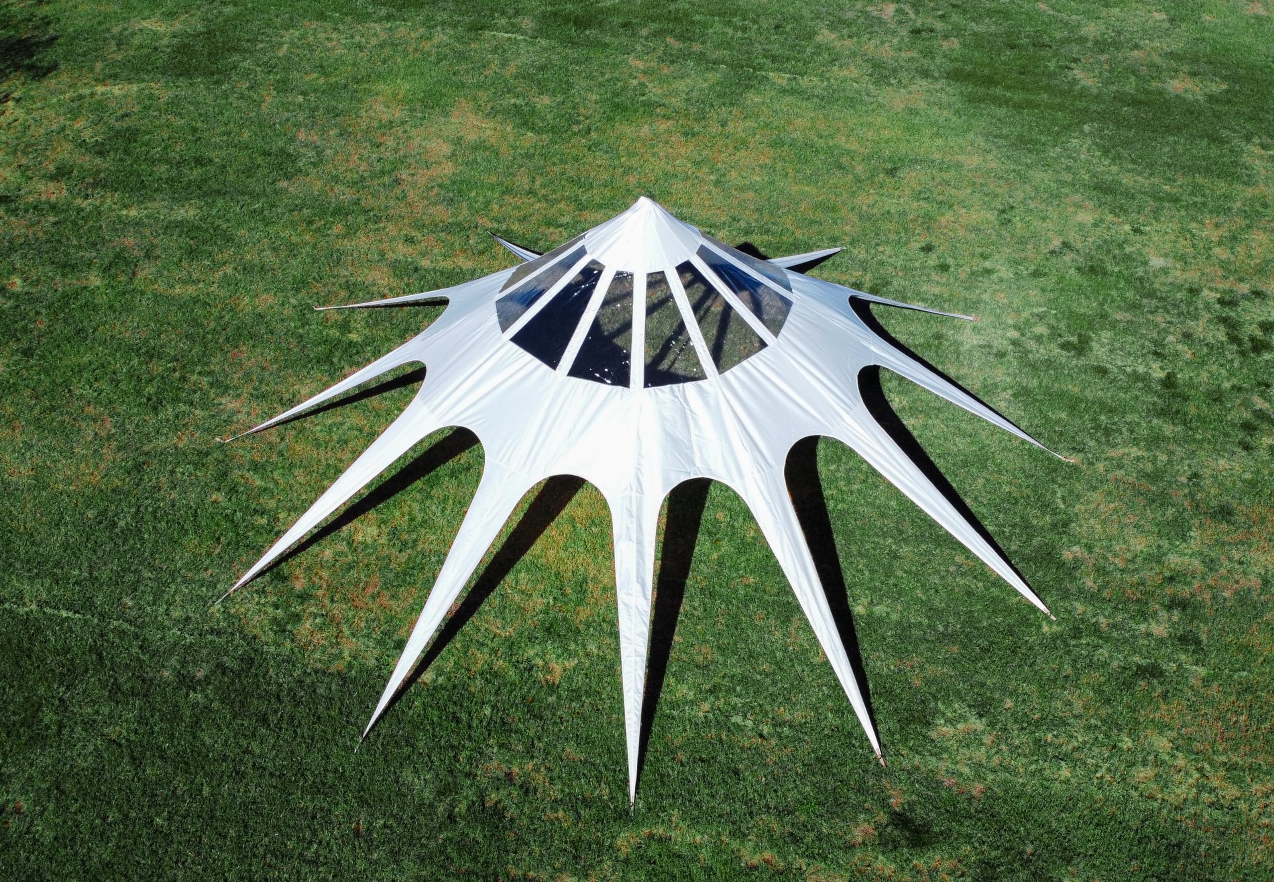 Wilderness Resource Astral Cover 13-foot setup provides added protection against harsh weather
