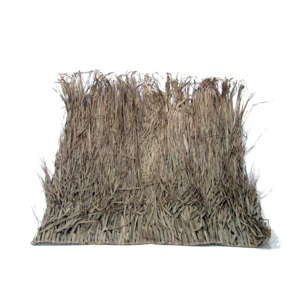 Wildfowler Grass Mats natural palm leaf panel showcases discreet concealment for blinds.