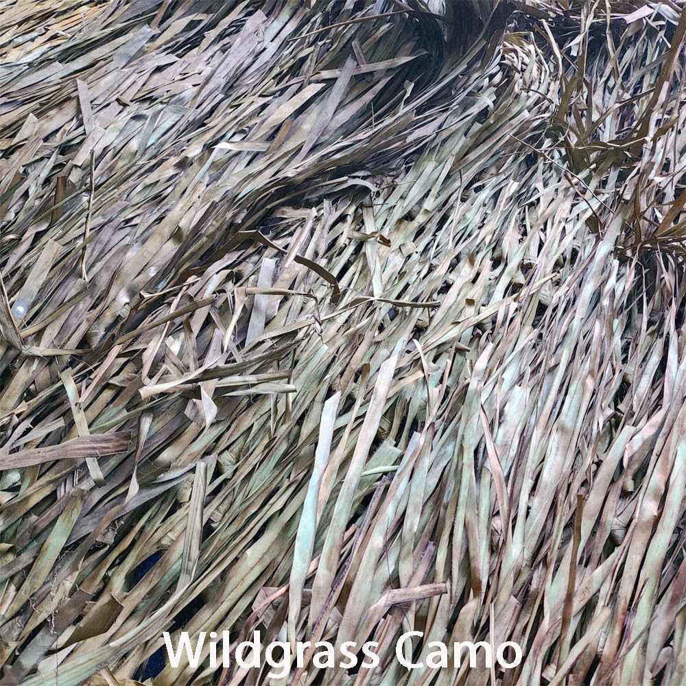 Wildfowler Grass Mats Wildgrass Camo image demonstrates layered camouflage for early-season terrain.