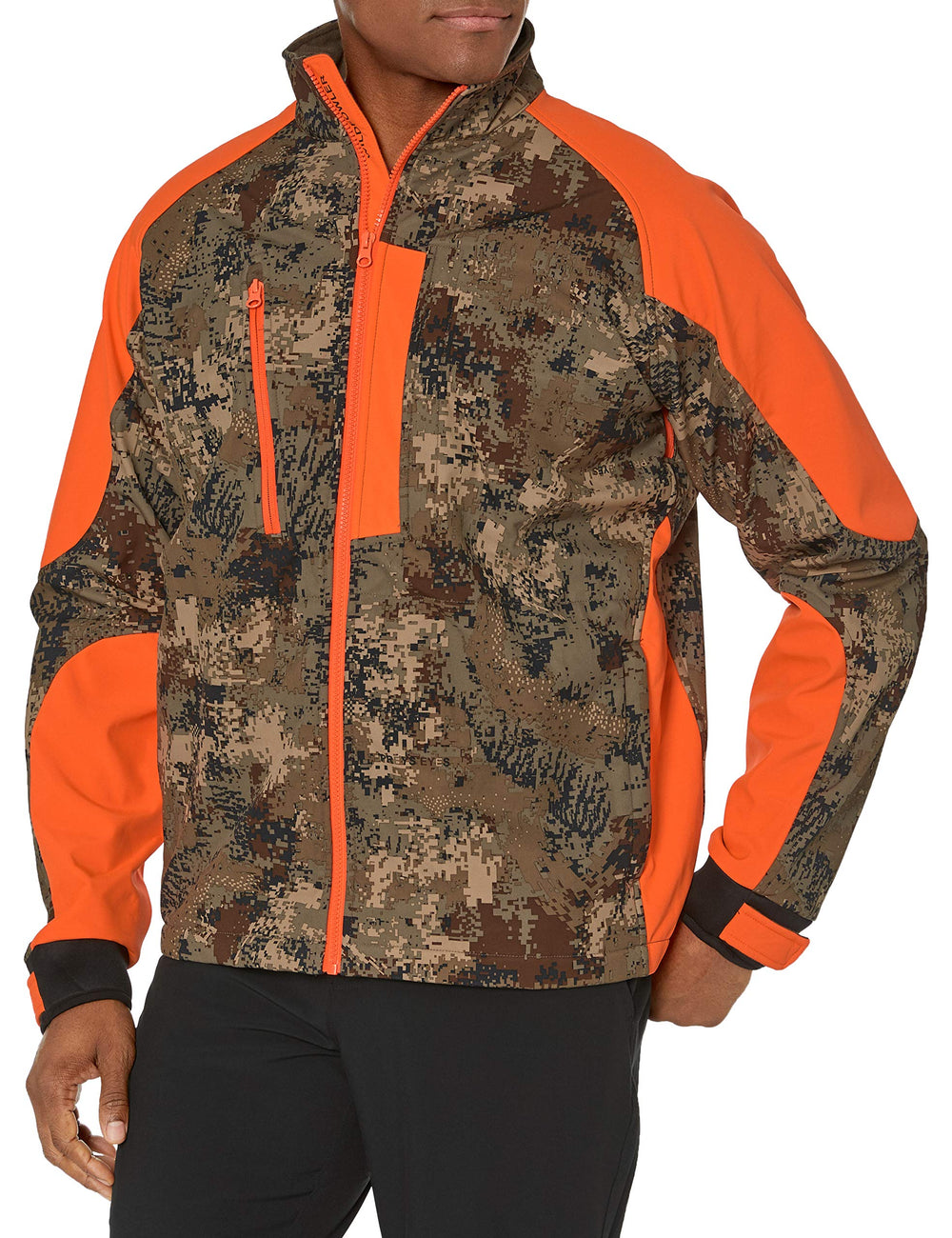 Wildfowler Upland Soft-Shell Jacket front view for all-weather upland hunting