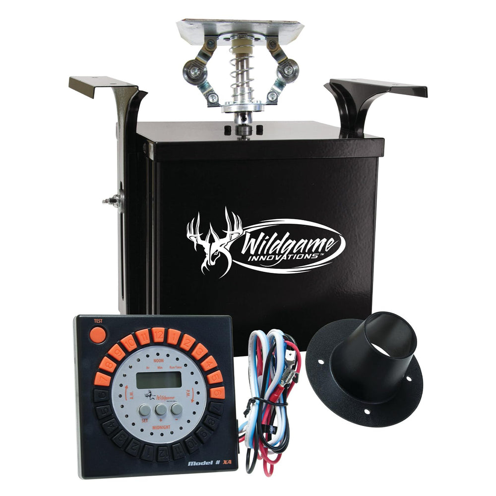 Wildgame Evolution Feeder 6V analog PCU for programmable deer feeding up to 24 times.