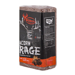 Close-up of Wildgame Innovations Acorn Rage Brick showing rich acorn scent.