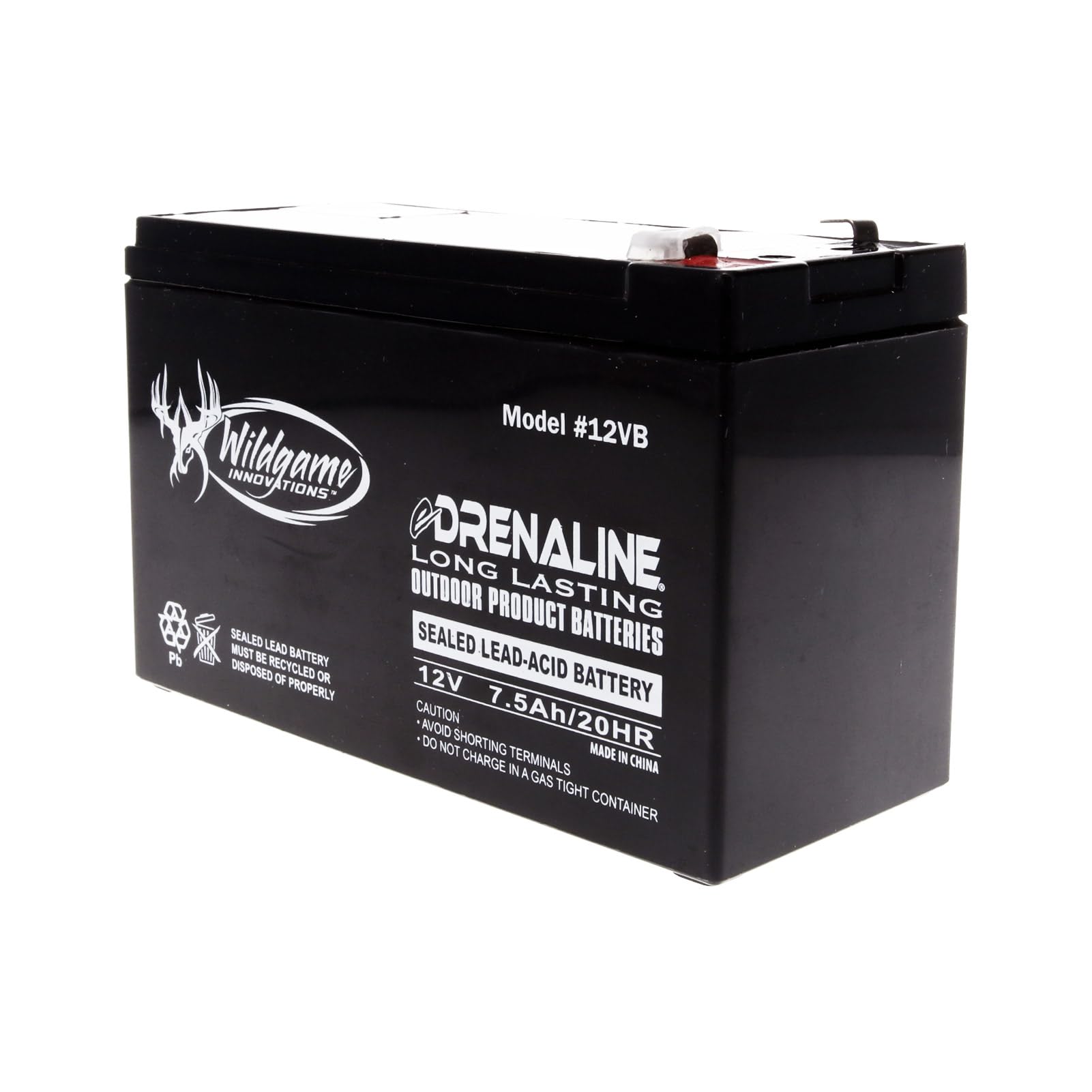 Wildgame Innovations Edrenaline battery install-ready for seamless field setup.