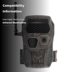 Encounter XT infrared LEDs illuminate up to 80 ft for nocturnal footage.