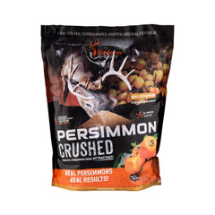 Wildgame Innovations Persimmon Crushed Deer Attractant packaging close-up