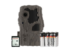 Wildgame Innovations Spark 2.0 Combo trail camera adjustable tree strap in use