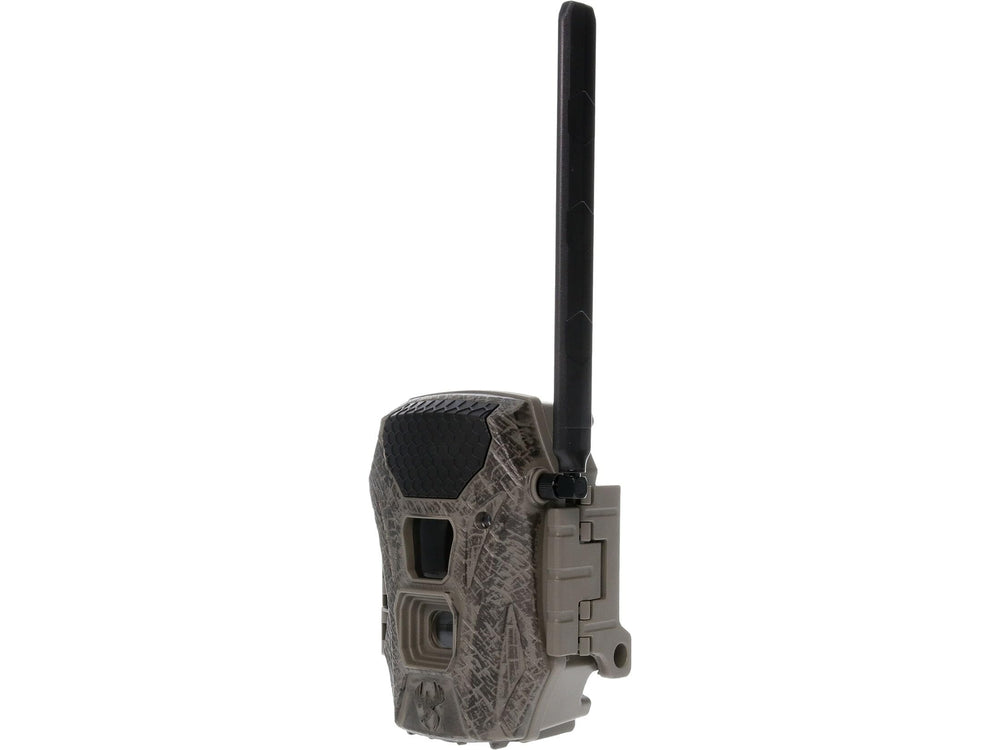 Wildgame Innovations Terra Xt camera back panel with security latch to deter theft.