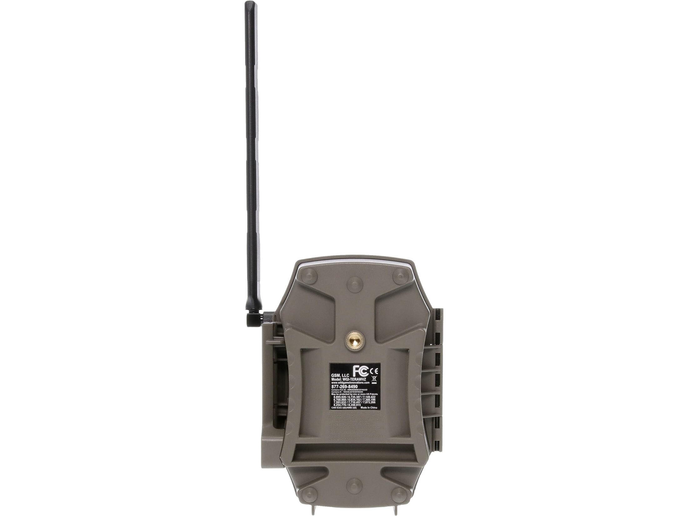 Wildgame Innovations Terra Xt camera mounted on tree strap for flexible positioning.