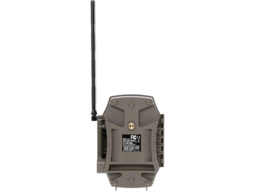 Wildgame Innovations Terra Xt camera mounted on tree strap for flexible positioning.