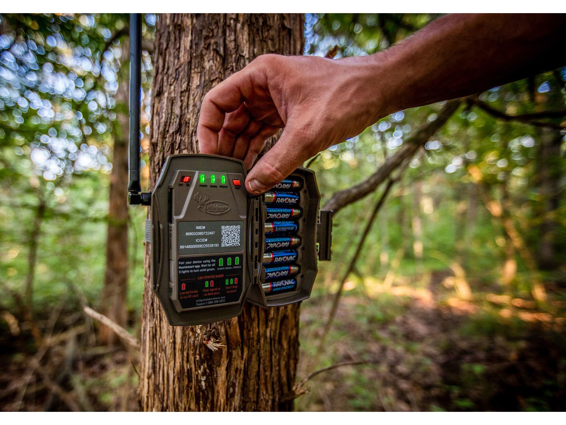 Wildgame Innovations Terra Xt camera QR code setup enables quick, smartphone-ready setup.