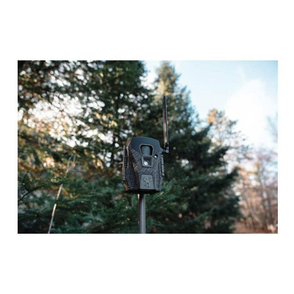 Wildgame Innovations Terra XT 2.0 detection sensor close-up with up to 80-foot range.