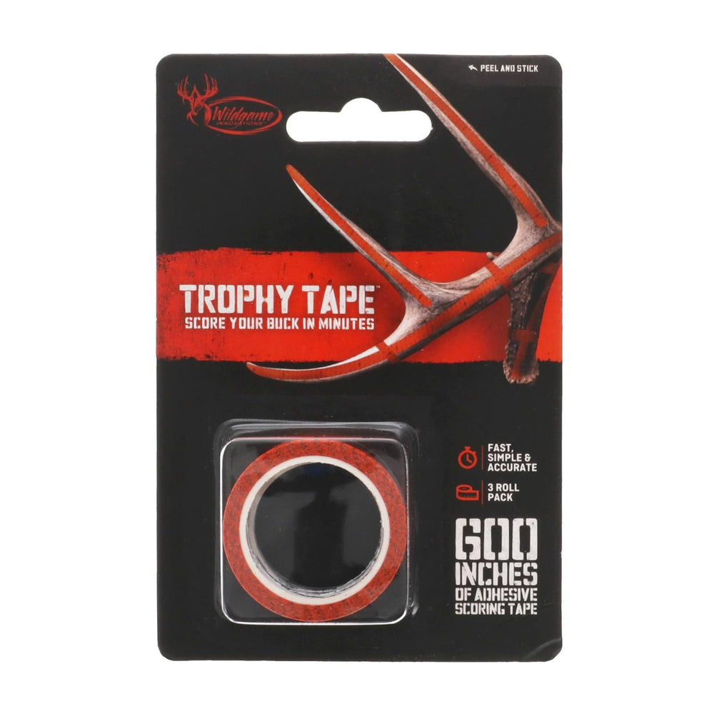 Wildgame Innovations Trophy Tape orange roll for quick on-site deer antler scoring.