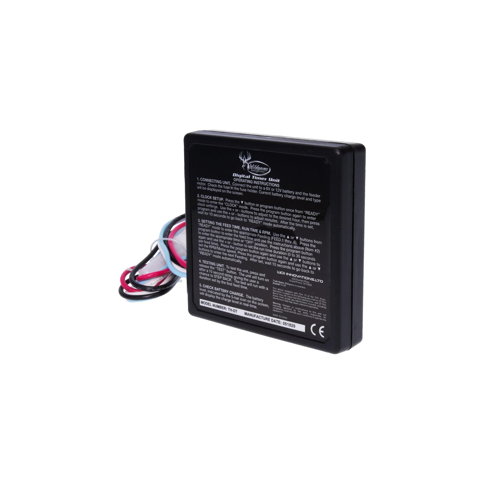 Wildgame Innovations weather-resistant steel housing emphasizes rugged outdoor durability.